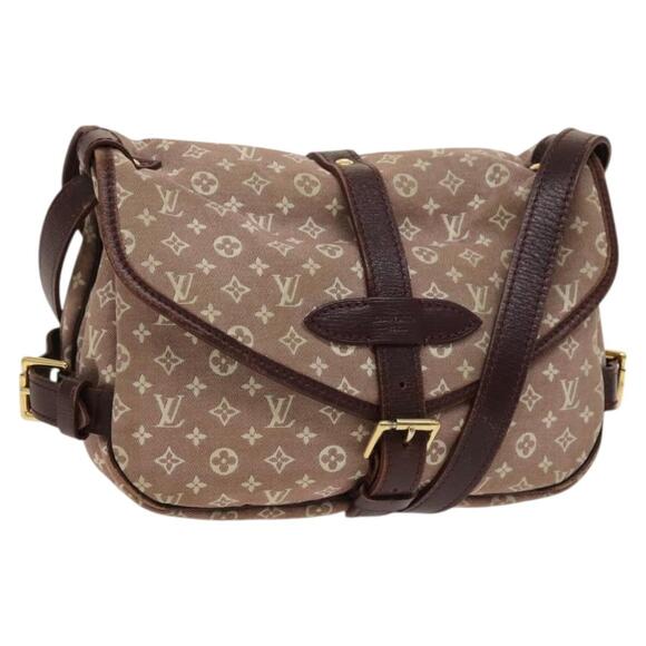 LOUIS VUITTON Monogram Idylle Saumur PM Shoulder Bag Sepia M40669 - Picture 1 of 16